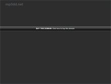 Tablet Screenshot of mp3dd.net